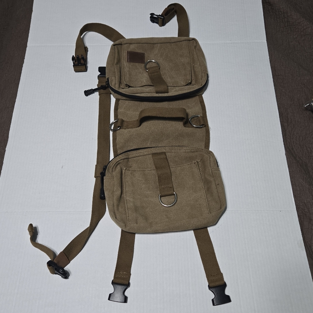OneTigris Dog Backpack Pack Large Brown Outdoor Adventure
